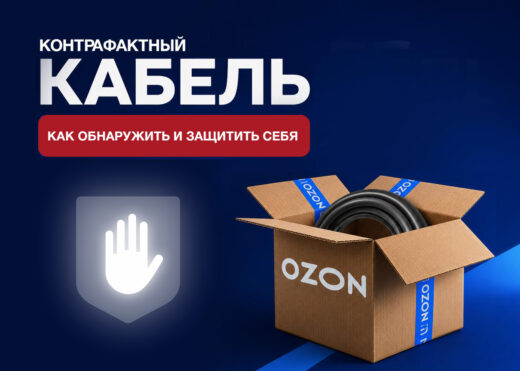 OZON — удобно, но опасно? Ассоциация «Честная позиция» выявила контрафактный кабель на маркетплейсе